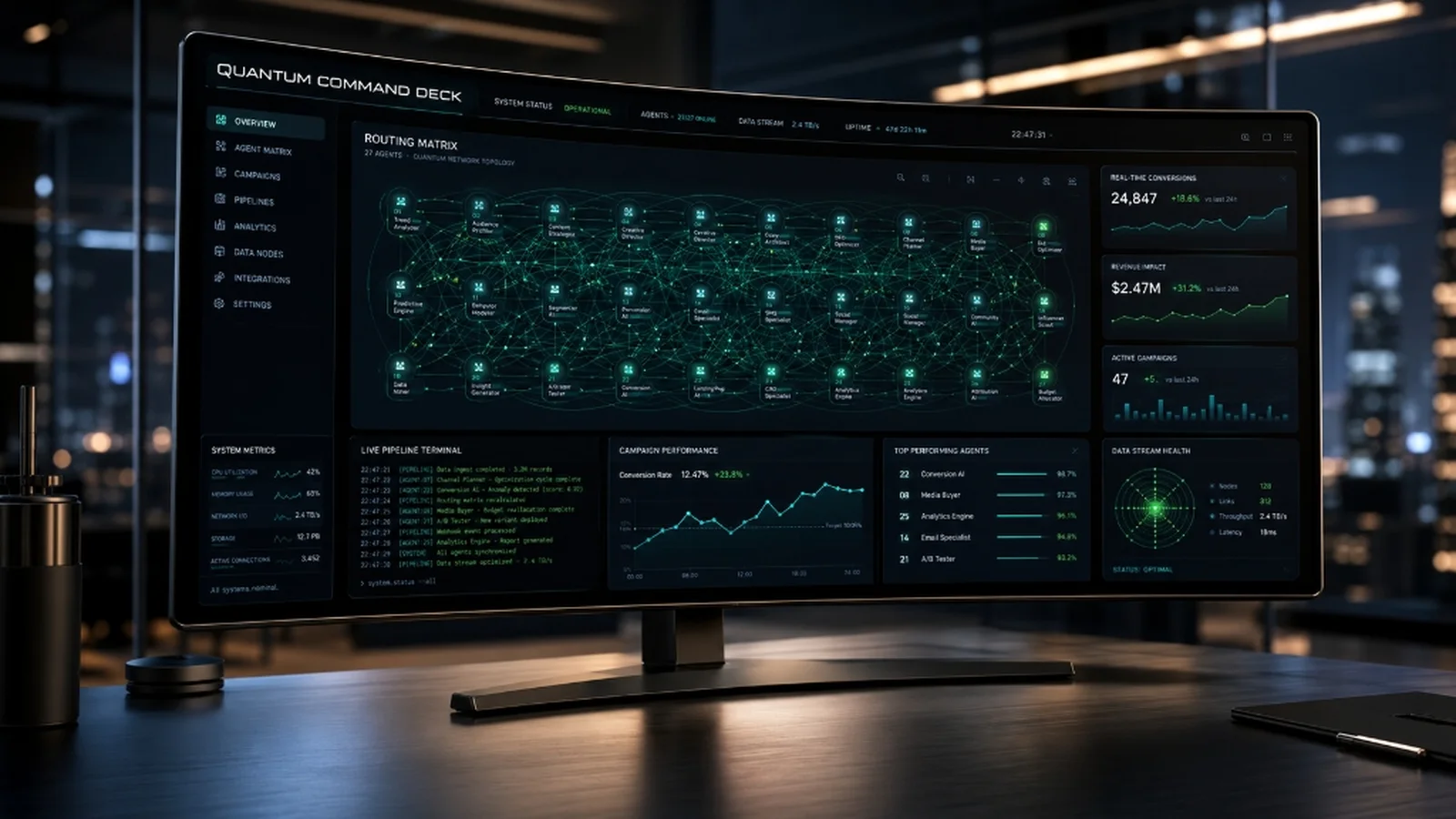 Brain Manager Dashboard Preview